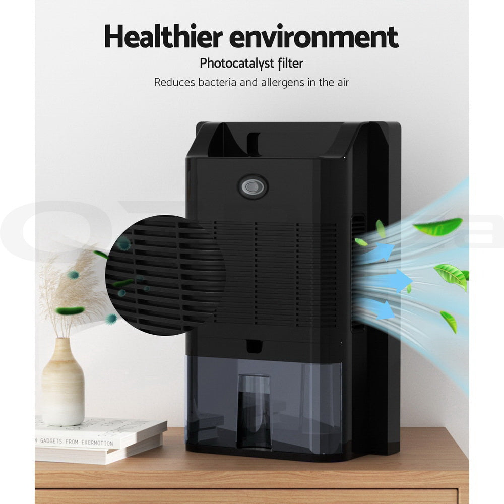 Dehumidifier Up to 30㎡ Room Filtered Air Purifier 2L - Black Homecoze