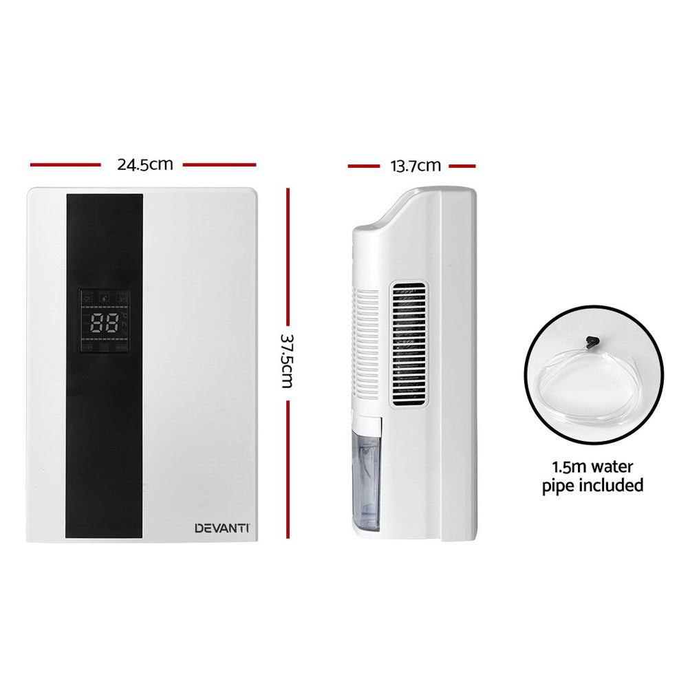 Dehumidifier Up to 30㎡ Room Filtered Air Purifier 2L - White Homecoze