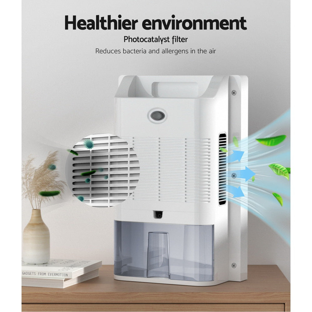 Dehumidifier Up to 30㎡ Room Filtered Air Purifier 2L - White Homecoze