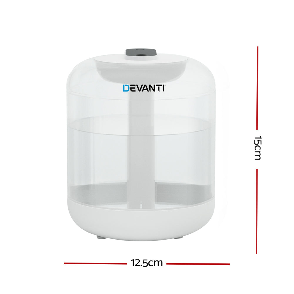 Large Clear Ultrasonic Aroma Diffuser 1000ml Homecoze