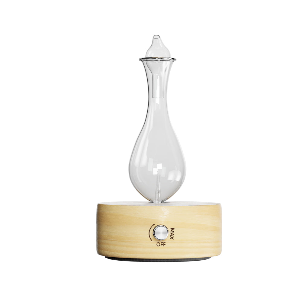 Unique Waterless Ultrasonic Aromatherapy Glass Aroma Diffuser Homecoze