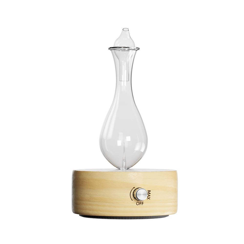Unique Waterless Ultrasonic Aromatherapy Glass Aroma Diffuser Homecoze