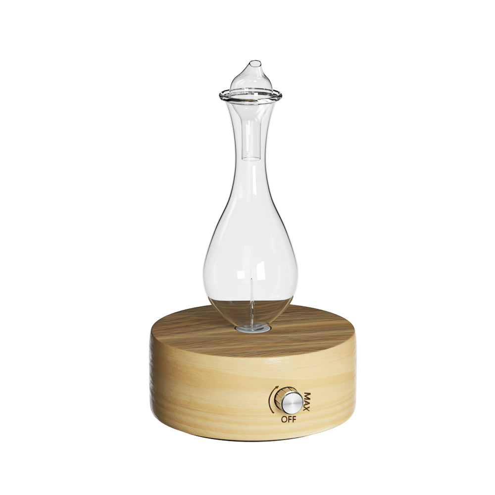 Unique Waterless Ultrasonic Aromatherapy Glass Aroma Diffuser Homecoze