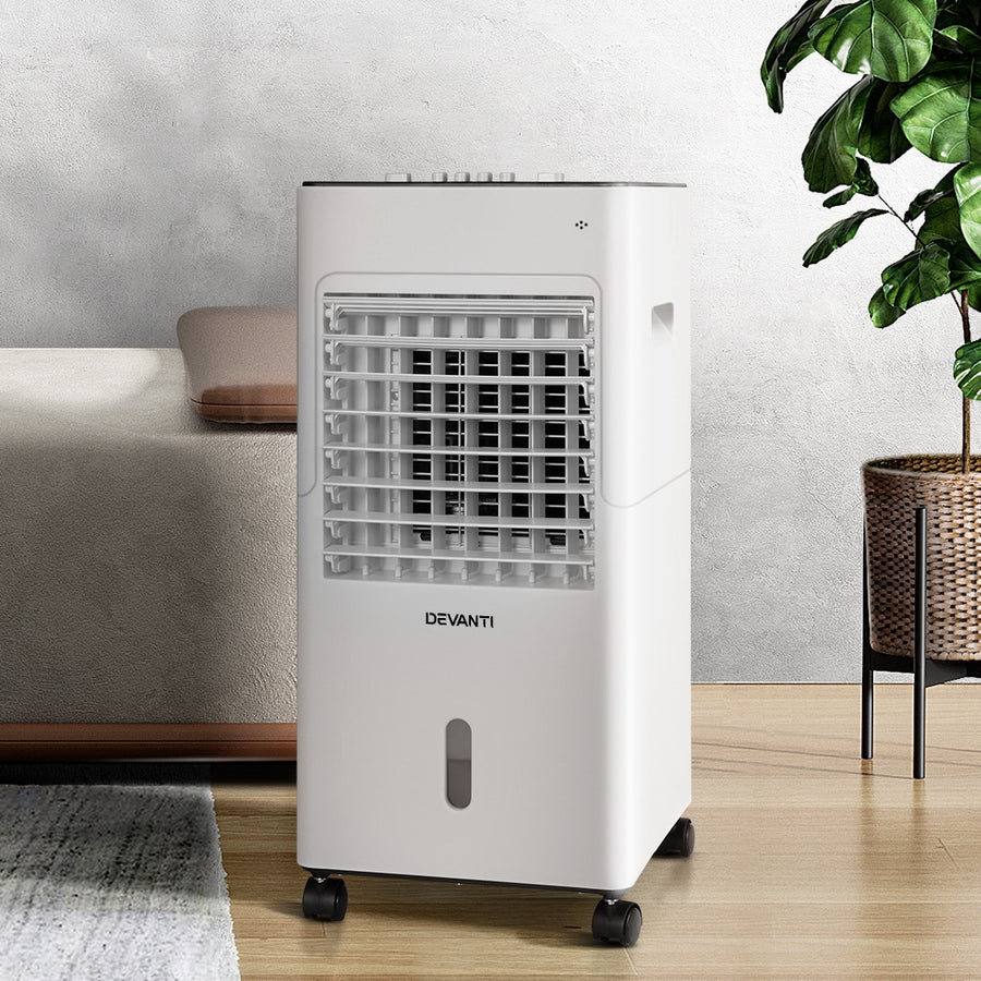 Portable Evaporative Air Cooler 6L Cooling Fan Humidifier Homecoze