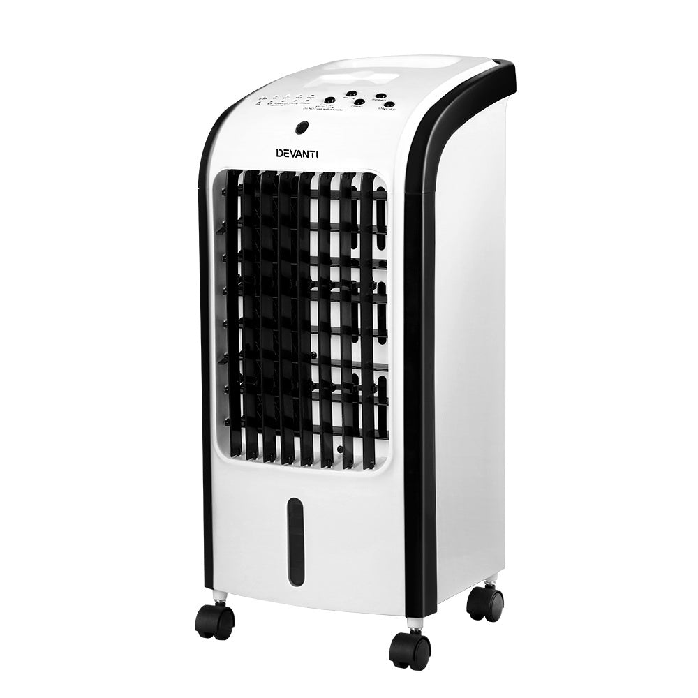 Portable Evaporative Air Cooler 4L Cooling Fan Humidifier Homecoze