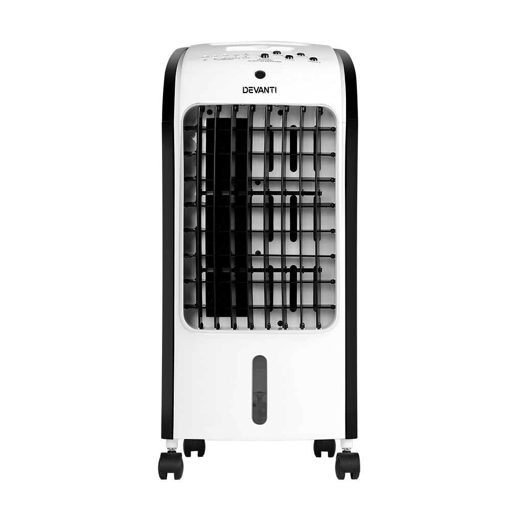 Portable Evaporative Air Cooler 4L Cooling Fan Humidifier Homecoze