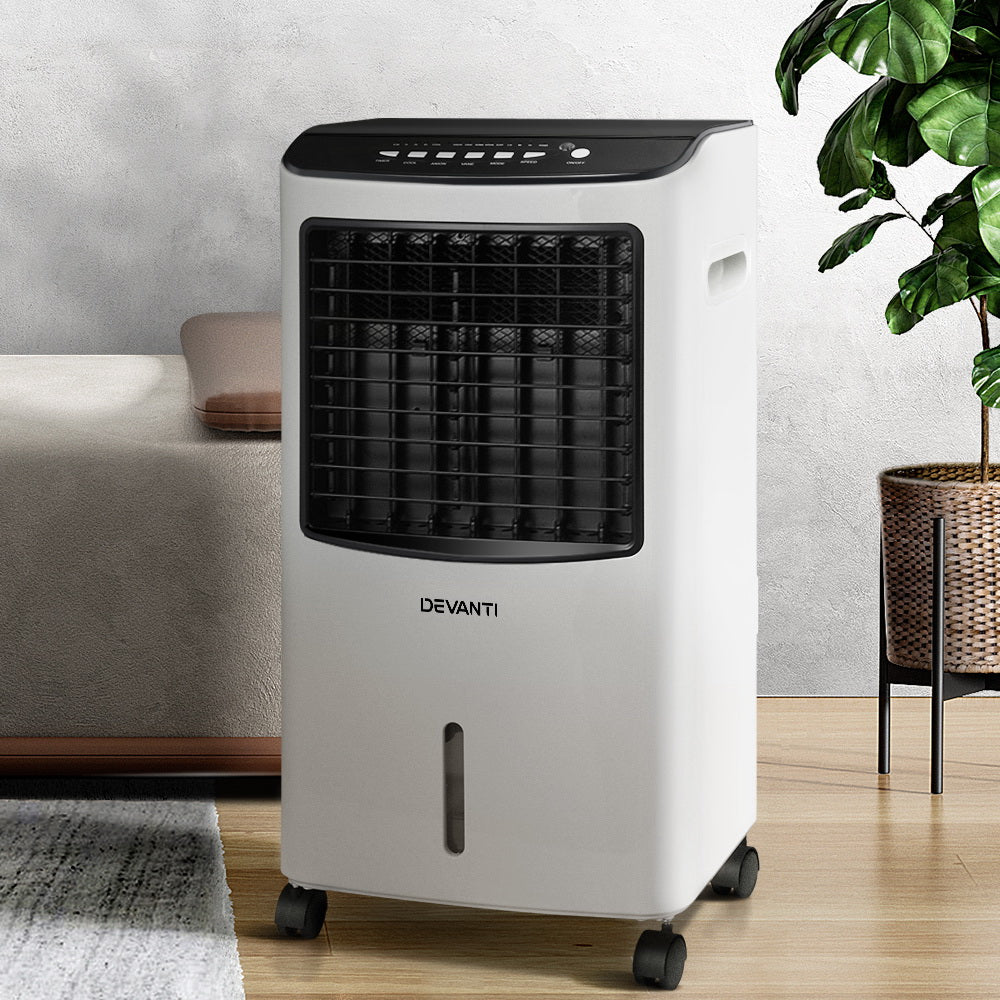 Portable Evaporative Air Cooler 8L Cooling Fan Humidifier Homecoze