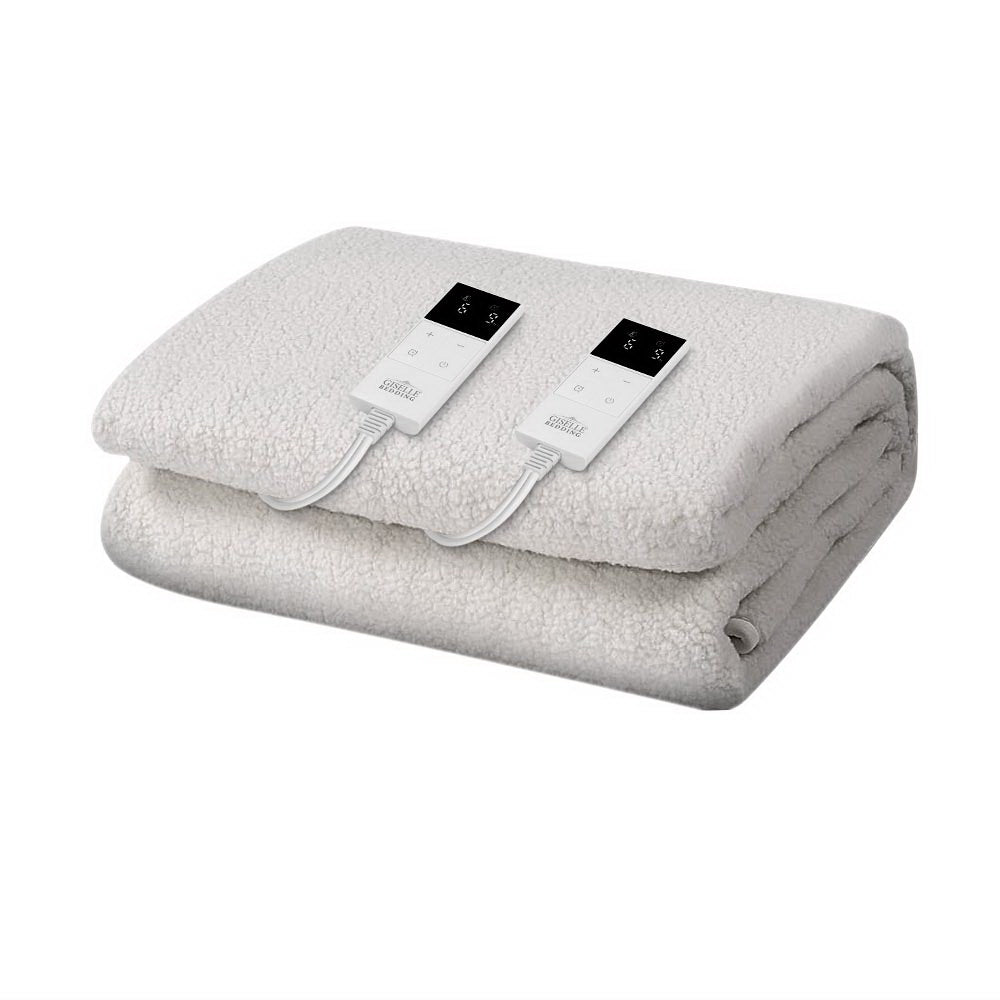 Heated Underlay (King) Bed Fitted Electric Blanket - Fleece