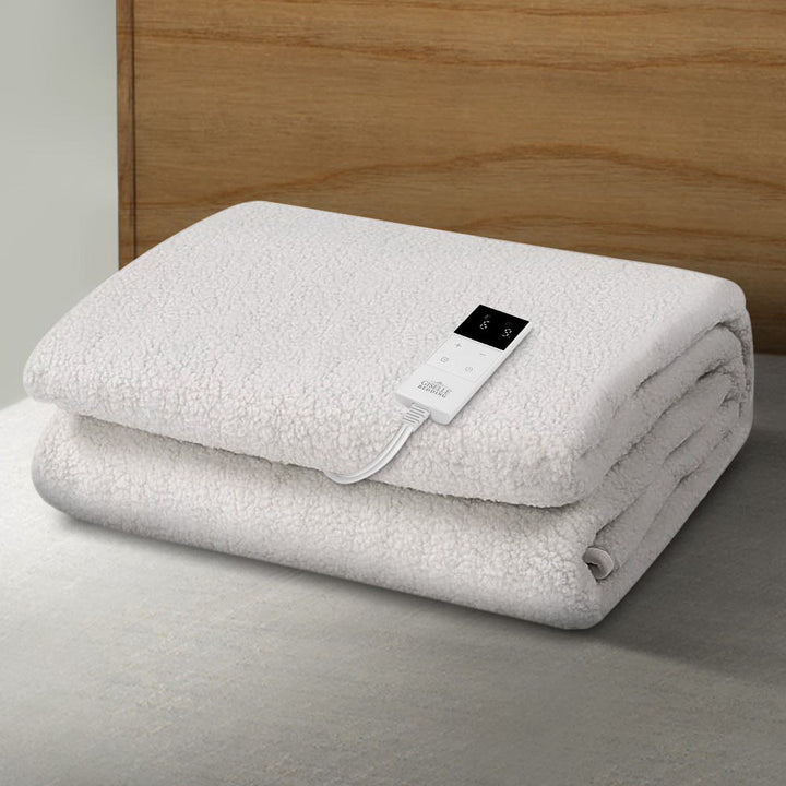 Heated Underlay (Single) Bed Fitted Electric Blanket - Fleece