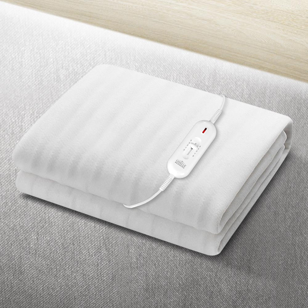 Heated Underlay (Single) Bed Fitted Electric Blanket - Polyester - Homecoze