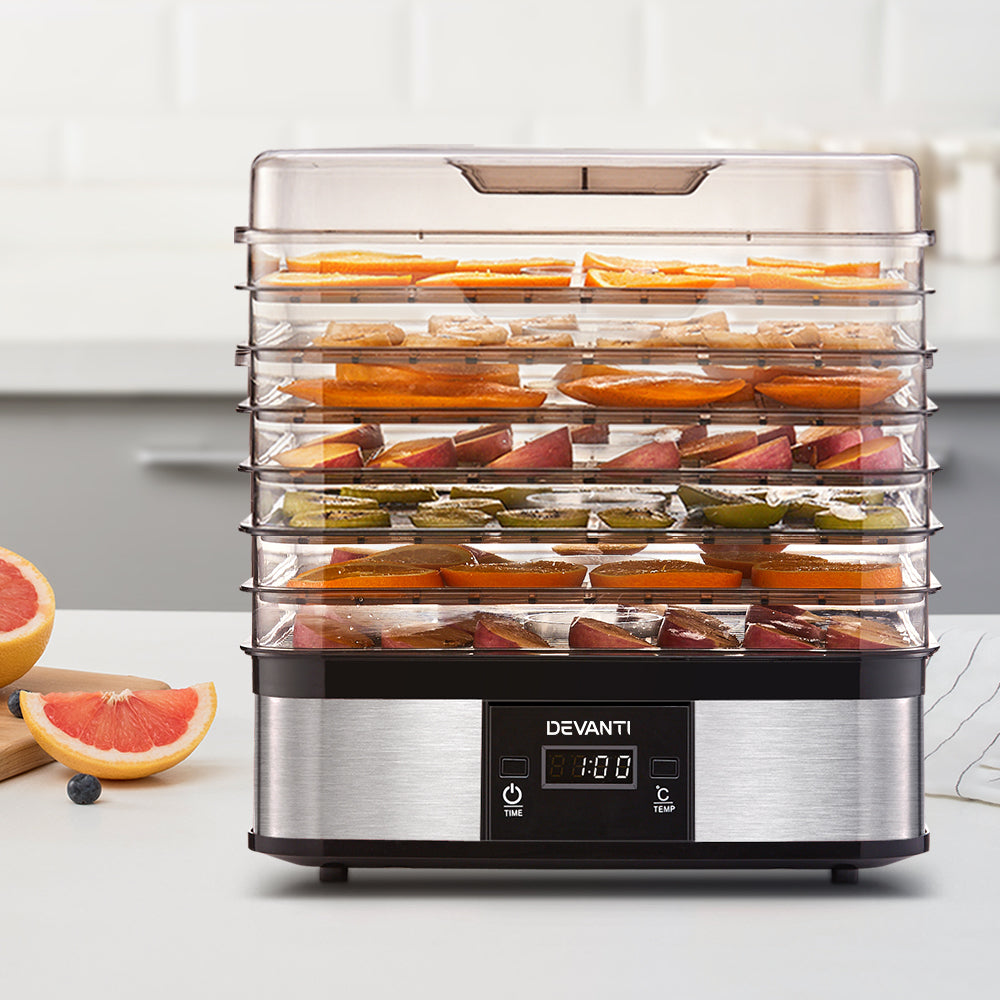 Food Dehydrator with 7 Trays Beef Jerky Fruit Dryer Homecoze