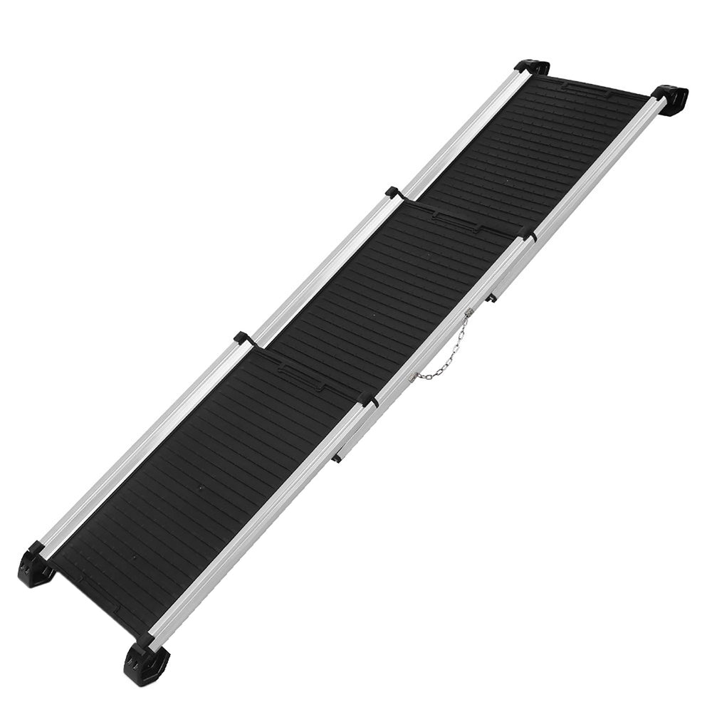 Foldable Aluminum Dog Ramp Portable Travel Pet Ladder for Cars 160cm Homecoze