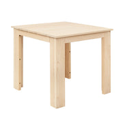 Adirondack Outdoor Side Table - Natural - Homecoze
