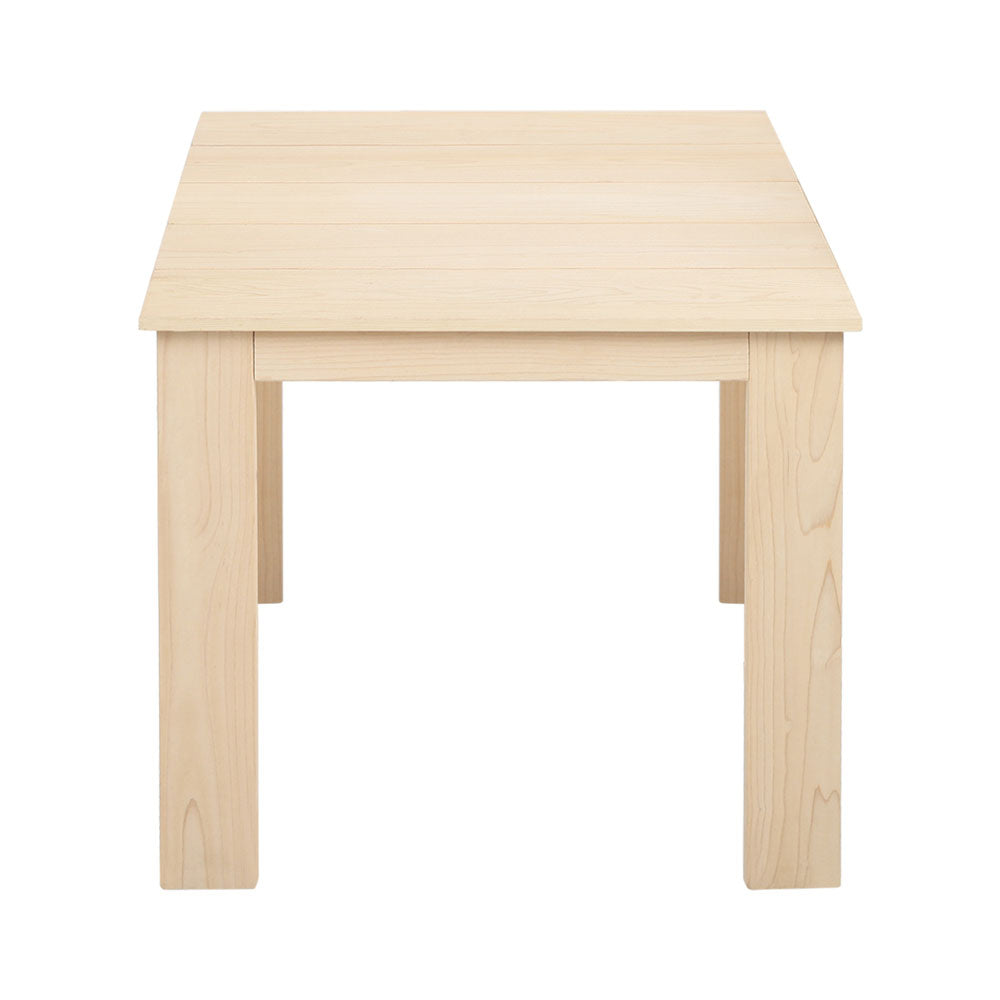Adirondack Outdoor Side Table - Natural - Homecoze