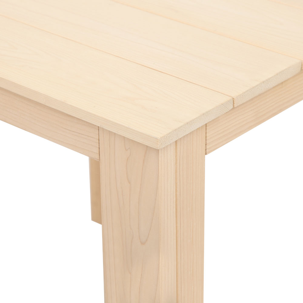 Adirondack Outdoor Side Table - Natural - Homecoze