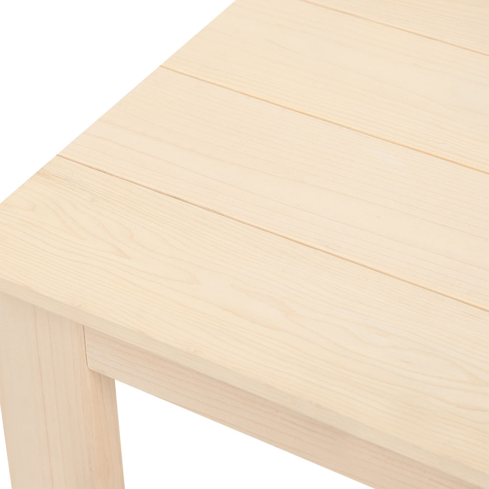 Adirondack Outdoor Side Table - Natural - Homecoze