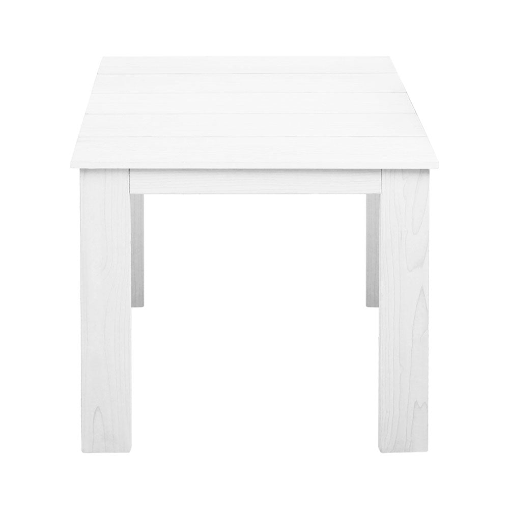 Adirondack Outdoor Side Table - White - Homecoze