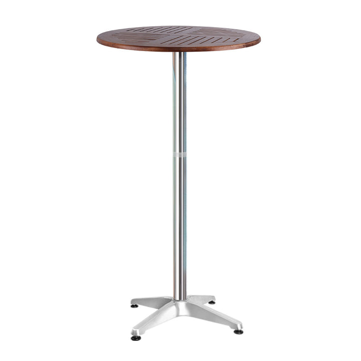 Adjustable Height Outdoor 60cm Bar Table Homecoze