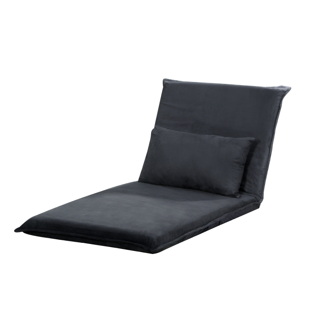 Floor Sofa Bed Gaming Lounge Recliner Chair Folding Foam Camping Bed Homecoze