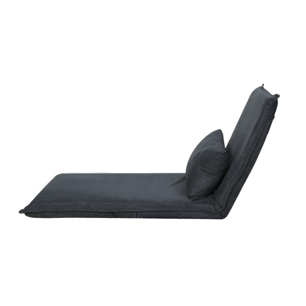 Floor Sofa Bed Gaming Lounge Recliner Chair Folding Foam Camping Bed Homecoze