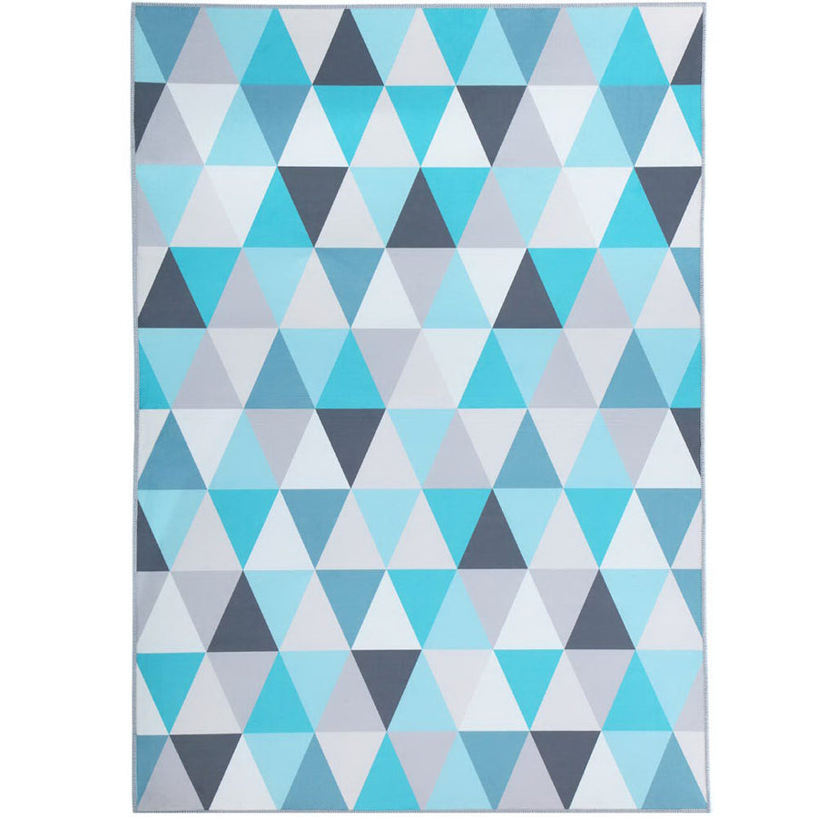 Extra Large Modern Geometric Floor Rug Area Mat 200 x 290cm - Homecoze