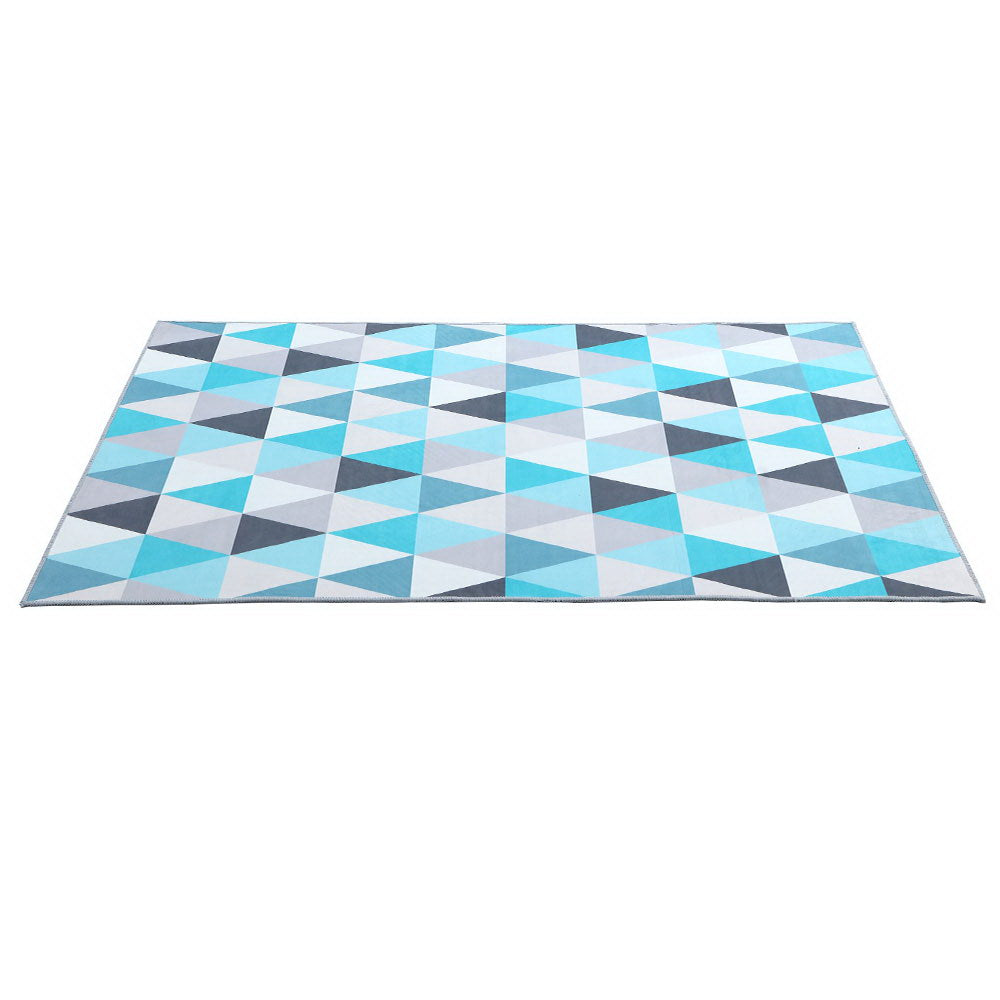 Extra Large Modern Geometric Floor Rug Area Mat 200 x 290cm - Homecoze