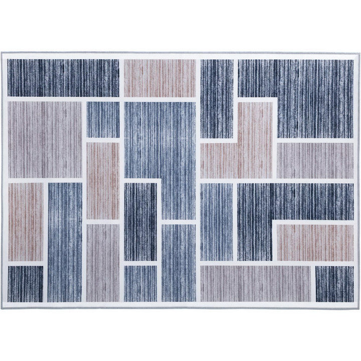 Large Modern Block Floor Rug Area Mat 160 x 230cm Homecoze