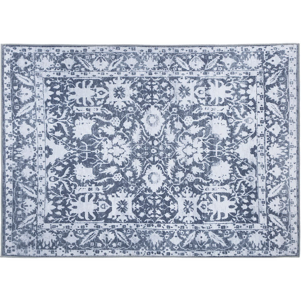 Large Vintage Blue Exotic Floor Rug Area Mat 160 x 230cm Homecoze