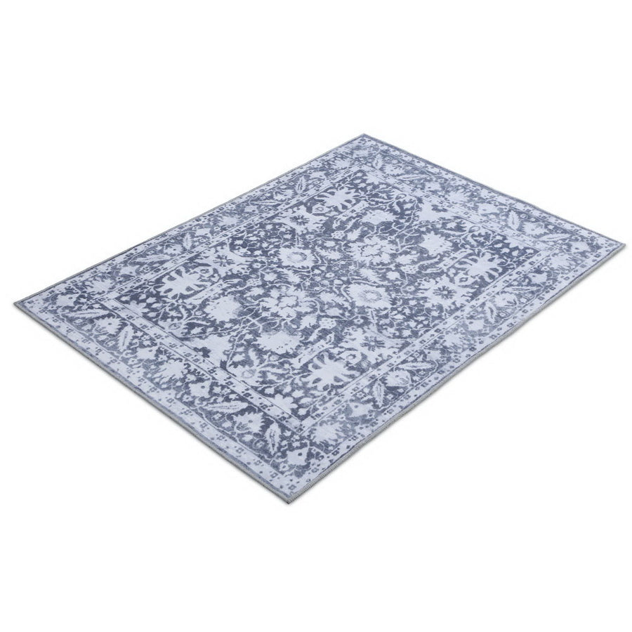 Large Vintage Blue Exotic Floor Rug Area Mat 160 x 230cm Homecoze