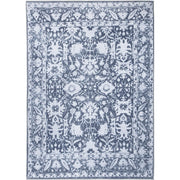 Extra Large Vintage Blue Exotic Floor Rug Area Mat 200 x 290cm - Homecoze