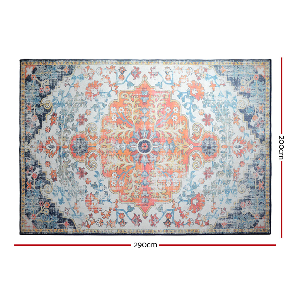 Extra Large Exotic Persian-Style Floor Rug Area Mat 200 x 290cm - Homecoze