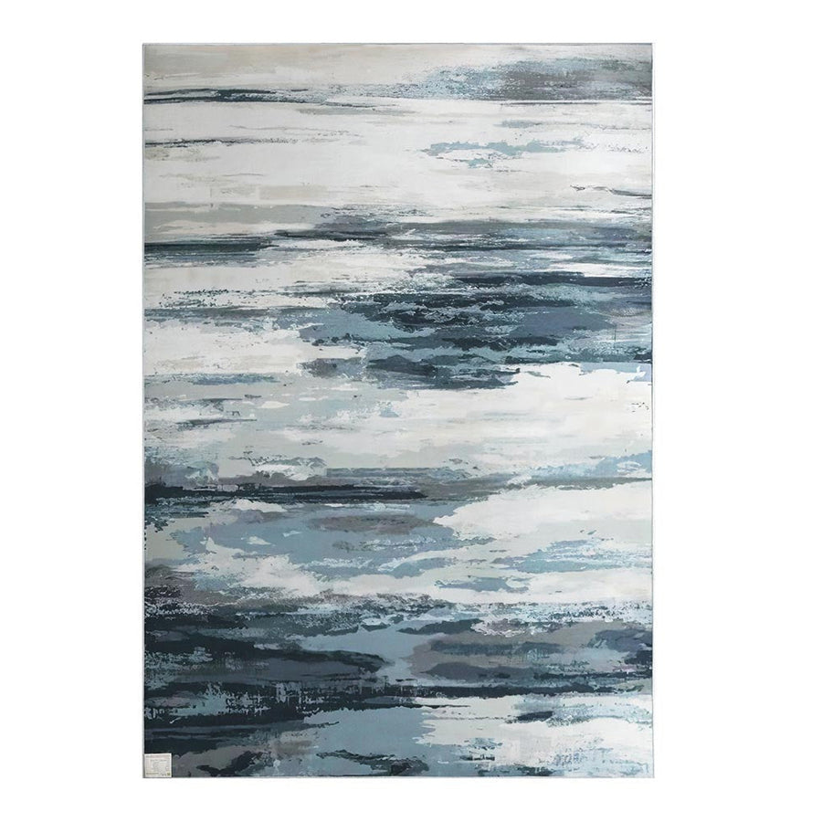 Extra Large Modern Oil Painting Inspired Floor Rug Area Mat 200 x 290cm Homecoze
