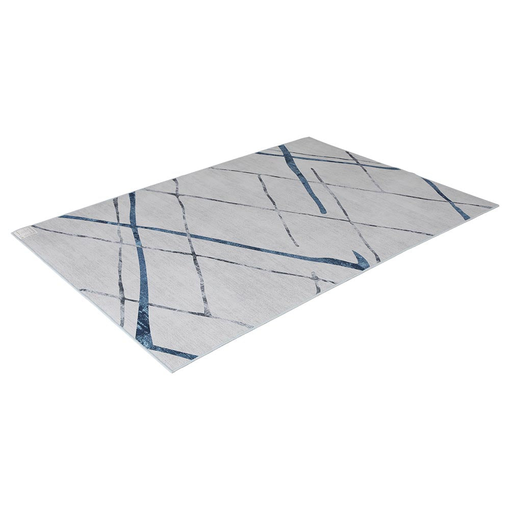 Large Modern Geometric Lines Chic Floor Rug Area Mat 160 x 230cm Homecoze