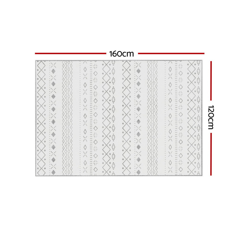 Artiss Floor Rugs 120x160cm Washable Area Mat Large Carpet Soft Short Pile Una - Homecoze