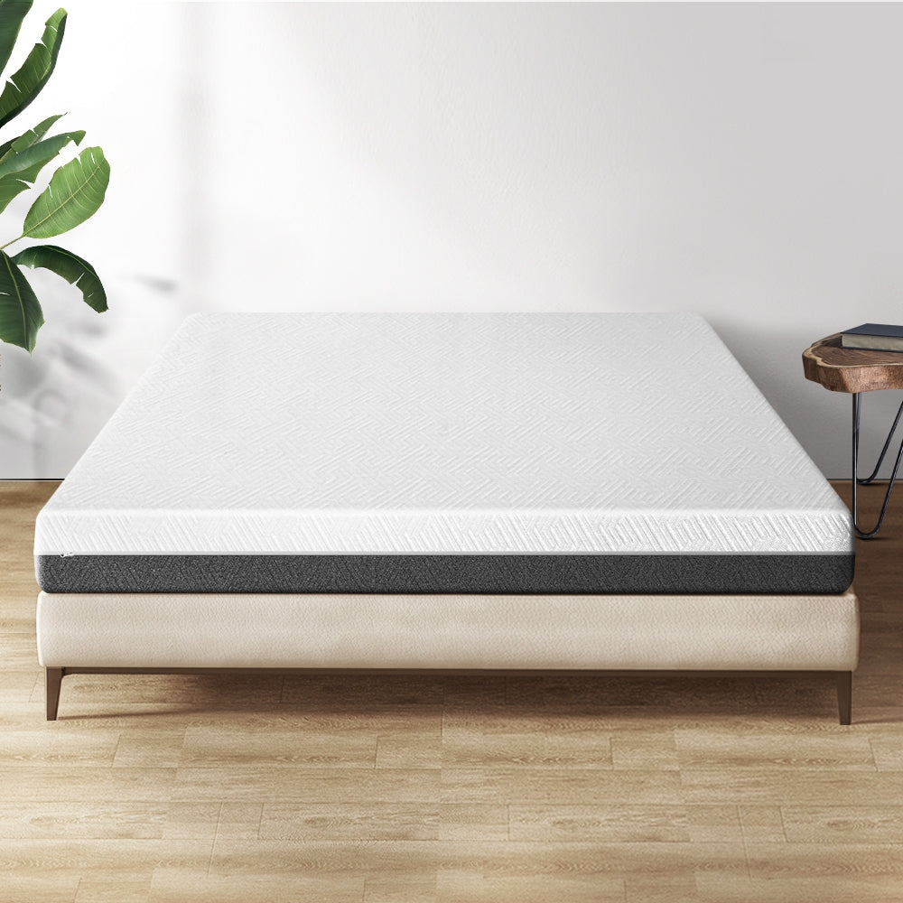 Double Memory Foam Cool Gel Mattress Dual Sided Non Spring Comfort 15cm Homecoze