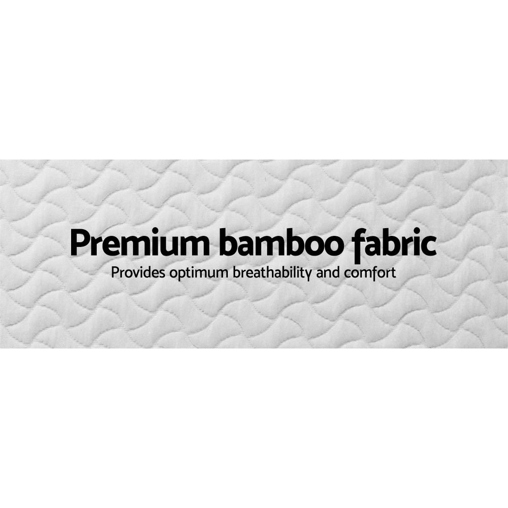 Infant Baby Foldable Portacot Mattress Foam Travel Cot Bed with Bamboo Cover Homecoze