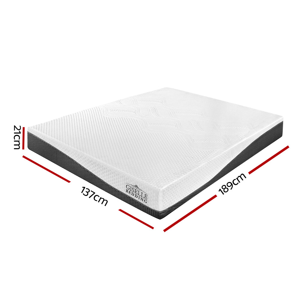 Giselle Bedding Double Size Memory Foam Mattress Cool Gel without Spring Homecoze Home & Living