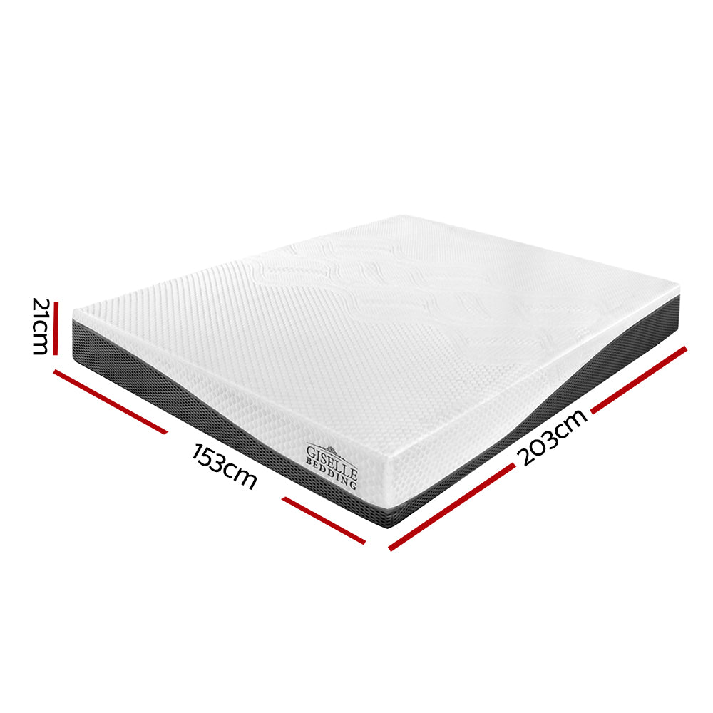 Giselle Bedding Queen Size Memory Foam Mattress Cool Gel without Spring Homecoze Home & Living