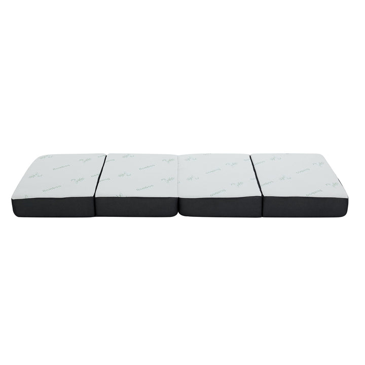 Portable Folding Mattress Foam Floor Bed Tri Fold Single 180cm x 70cm x 10cm Homecoze