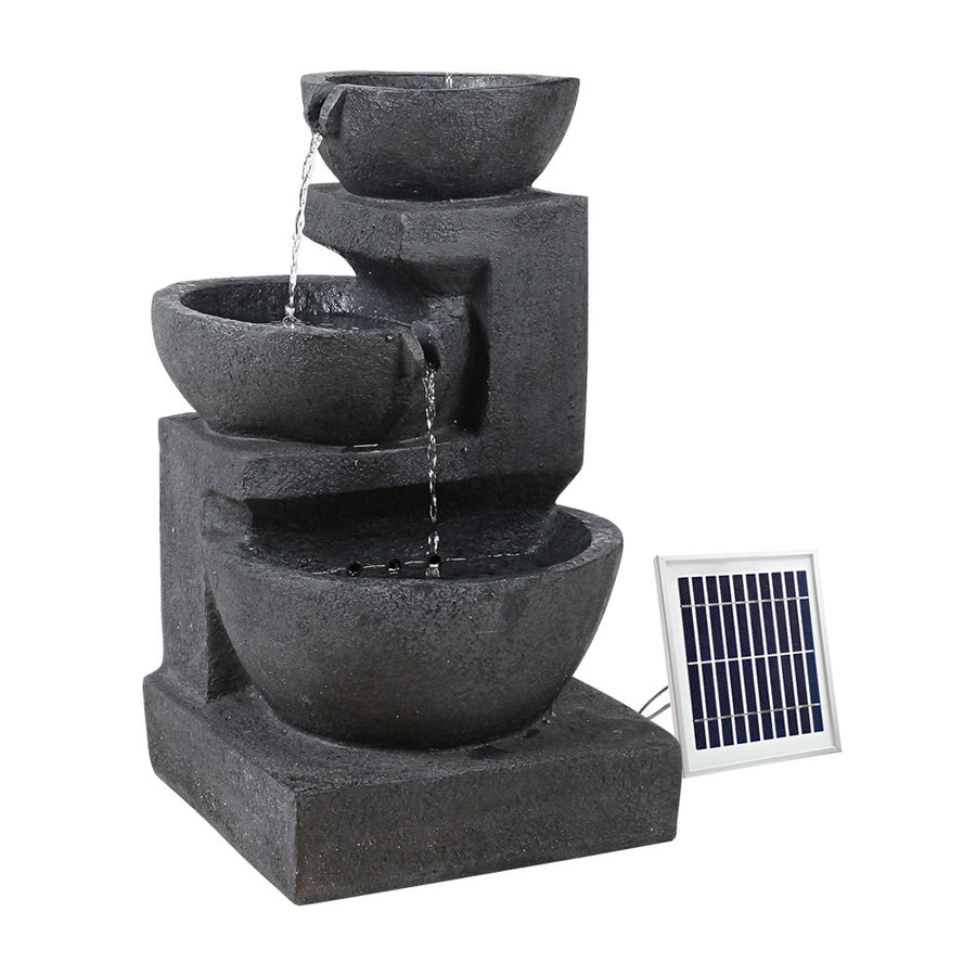 Solar Fountain with LED Lights Homecoze