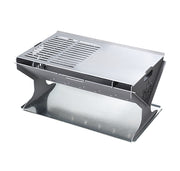 Portable Camping Fire Pit 2-in-1 Charcoal BBQ Grill - Homecoze