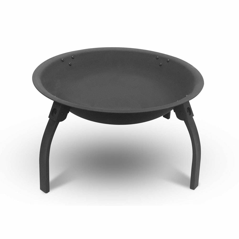 Portable Fire Pit (56cm) 2-in-1 Foldable BBQ Grill - Homecoze