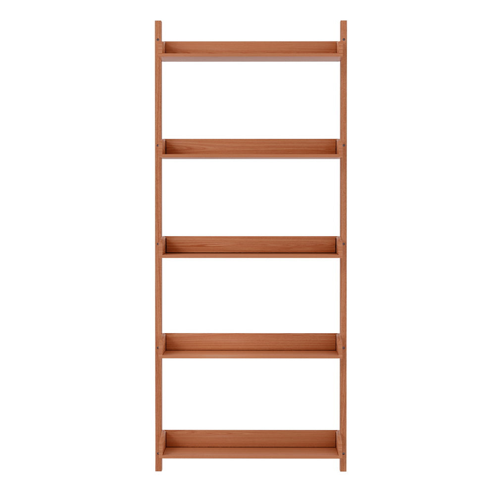 Floating Bookshelf Modern Wall Display Shelf - Oak