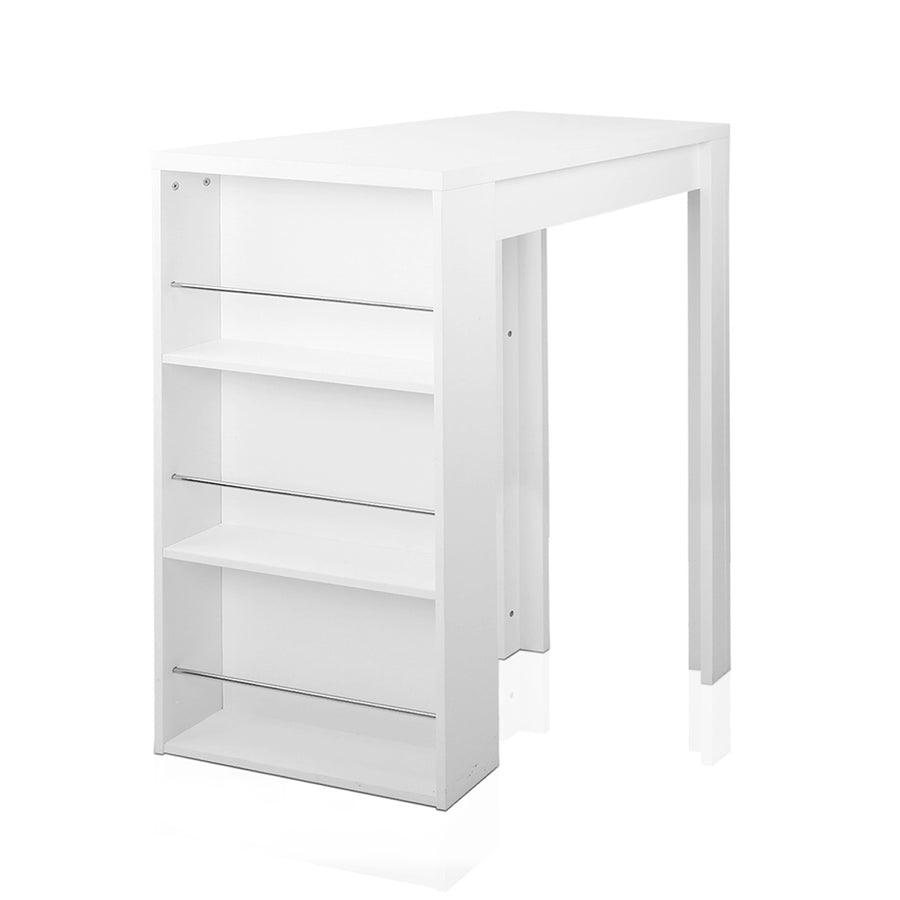 3 Level Storage Bar Table - White Homecoze