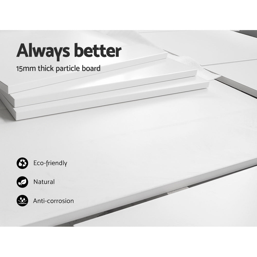 3 Piece Storage Shelf - White - Homecoze