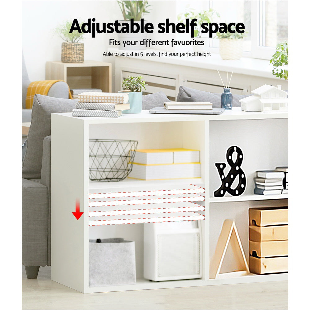 3 Piece Storage Shelf - White Homecoze