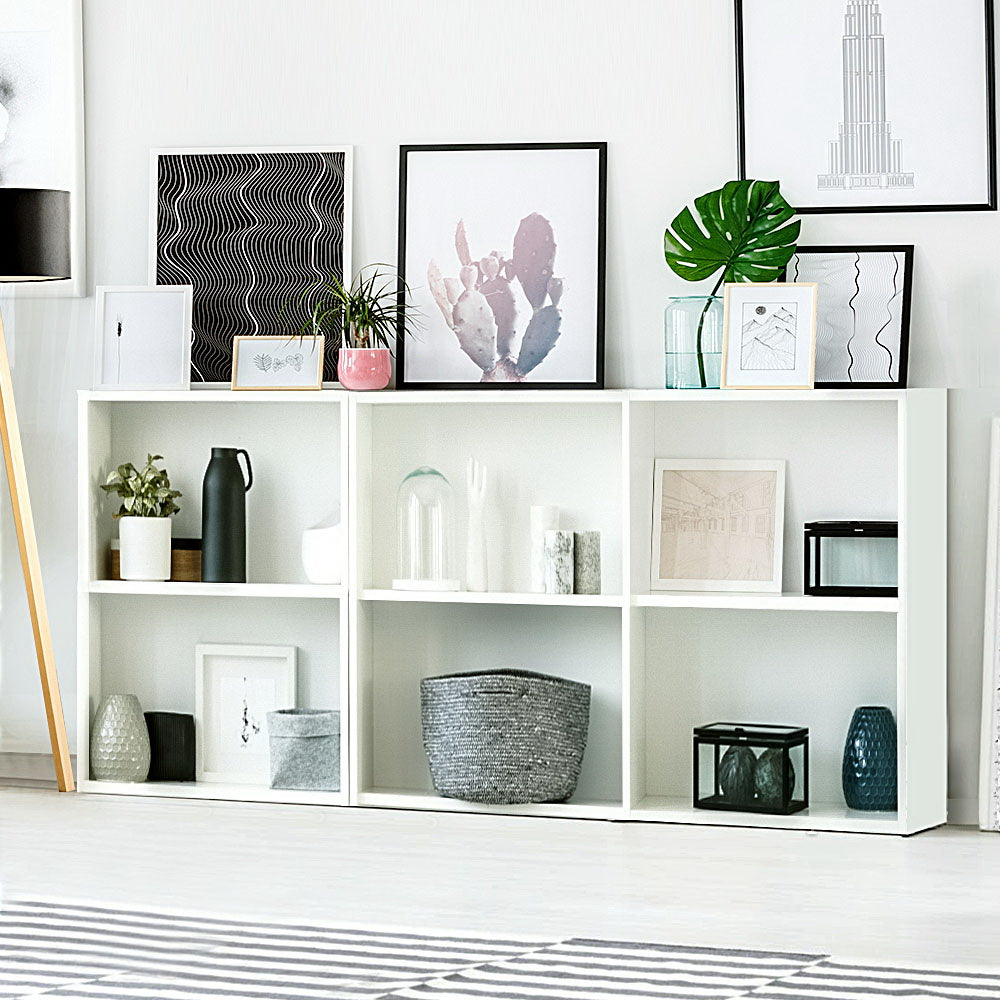 3 Piece Storage Shelf - White - Homecoze