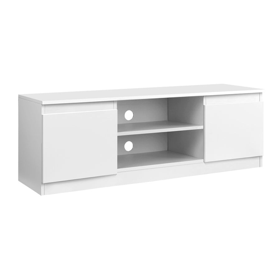 White Entertainment Unit 120cm Homecoze