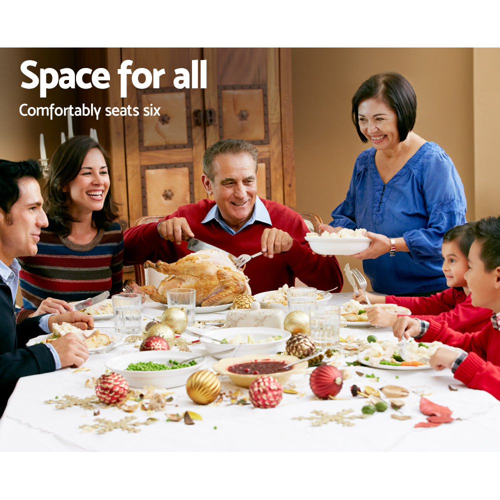 4-6 Seater Extendable Gateleg Dining Table - Homecoze
