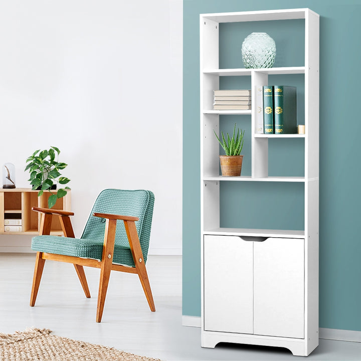 Adjustable Bookshelf Display Cabinet Homecoze